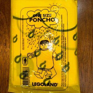 LEGOLAND NEW Adult One Size Rain Poncho